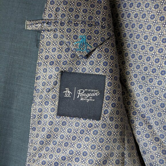 Penguin Wool Blend 2-piece Suit Blue - Picture 4 of 12